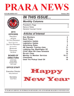 the newsletter in PDF format