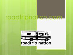 Roadtrip Nation Presentation for Students