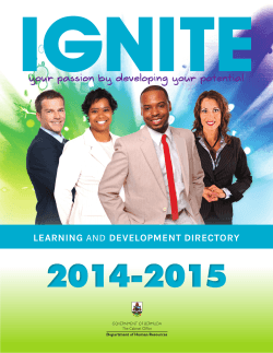 learning and development directory