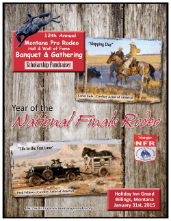 Pro Rodeo Banquet 2015 LR - Montana Pro Rodeo Hall and Wall