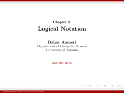Friday Afternoon Slides (Bahar) - Department of Computer Science
