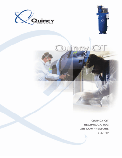 quincy qt reciprocating air compressors 5-30 hp