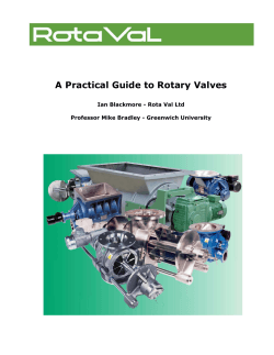 A Practical Guide to Rotary Valves