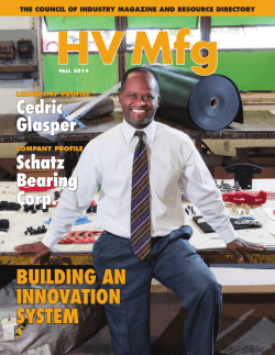 HVMfg Magazine Fall 2014 issue