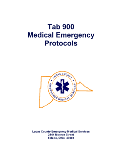 Medical Emergency Protocols