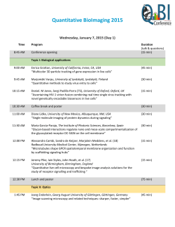 the detailed program for QBI 2015 in pdf format