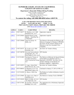 Superior Court, State of California