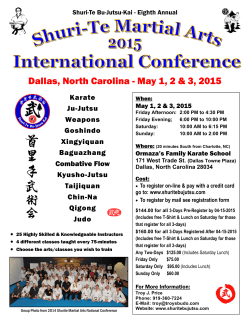 Shurite Martial Arts International Conference