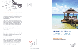 Island Eyes Conference Brochure