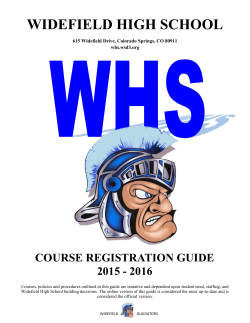 2015-2016 Course Registration Guide