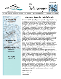 MP January 2015 Newsletter.pub