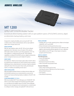 MT 1200 Datasheet - Novatel Wireless, Inc.
