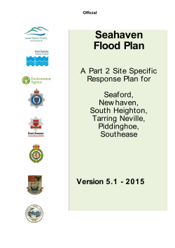 Seahaven Flood Plan - East Sussex County Council