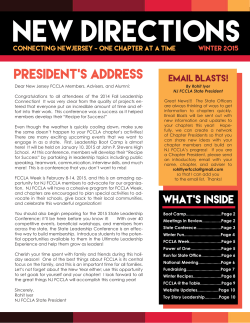 the Winter 2015 Edition of the New Directions