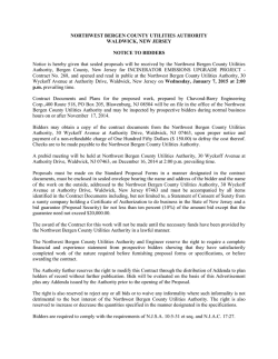 Contract 268 INCINERATOR EMISSIONS UPGRADE PROJECT