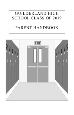 Class of 2019 Parent Handbook