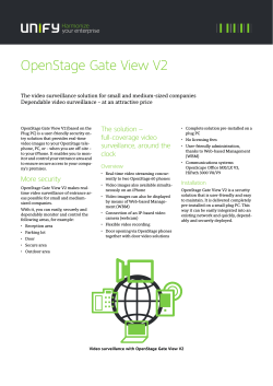 OpenStage Gate View V2