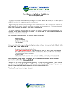Apply Now - Kauai Community Federal Credit Union