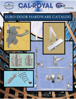 european door hardware - Cal