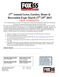 17 Annual Lawn, Garden, Home & Recreation Expo