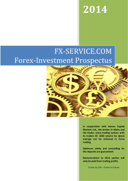 FX-Company Prospectus - fx