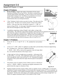 Assignment 5-9 - AppelPhysics.com