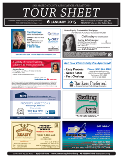 SAMPLE Adverising Pages - San Mateo County Association of