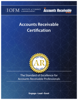 The Accounts Receivable Certification Programs