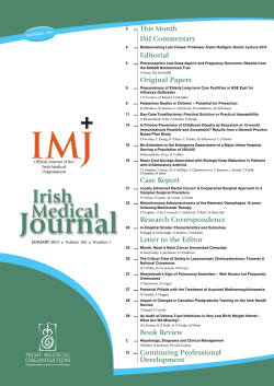 Journal - Irish Medical Organisation