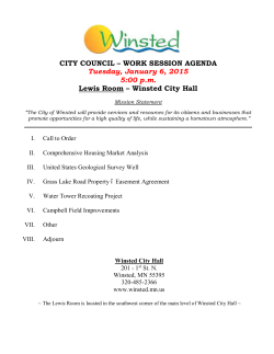 City Council Packet January 6, 2014