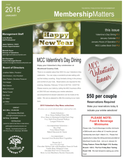 JANUARY 2015 - Moorhead Country Club