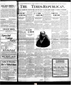 Canisteo NY Times 1902-1903