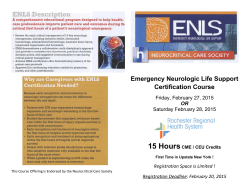 Emergency Neurologic Life Support Certification Course