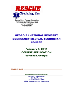 Register - Rescue Training Inc