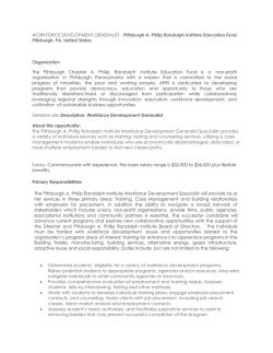 WORKFORCE DEVELOPMENT GENERALIST