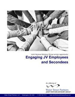 Engaging JV Employees and Secondees