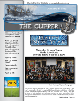 New Clipper Trial.indd - Malcolm Public Schools District 148