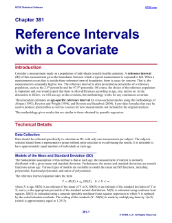 Reference Intervals with a Covariate