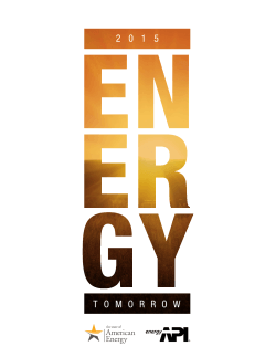 report - Energy Tomorrow