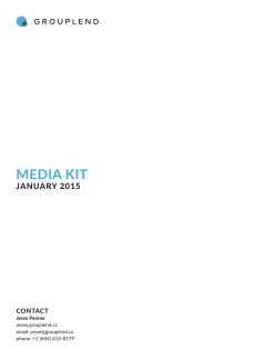 MEDIA KIT - Grouplend