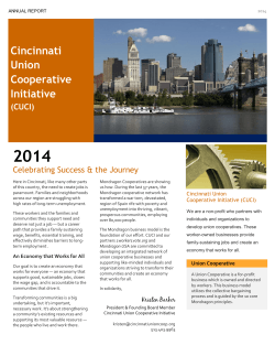 CUCI Annual Report 2014 - Cincinnati Union Co