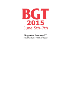 Bugeater Fantasy GT Tournament Primer Pack
