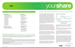 Your Share January 2015 | Manning & Napier | Rochester, NY