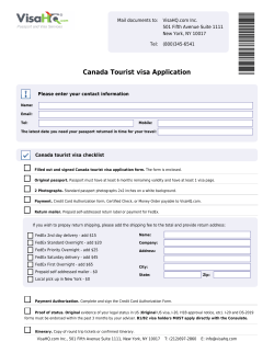 Canada Visa Application for Citizens of Uganda