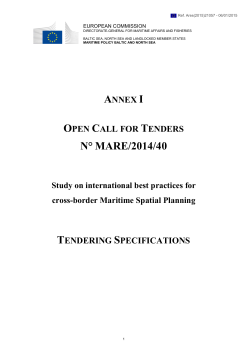 N° MARE/2014/40 - European Commission