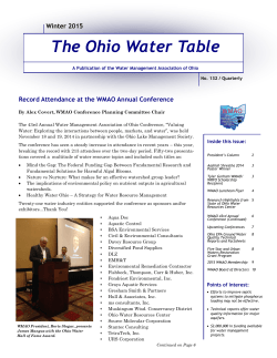 here - Water Management Association of Ohio – WMAO