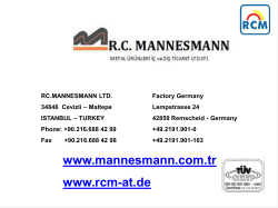 rc.mannesmann / manibs products