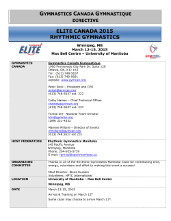 2015 Elite Canada RG Directive