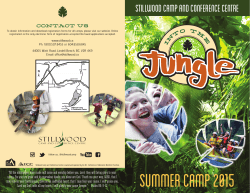 Summer Camp2015 - Stillwood Camp and Conference Centre