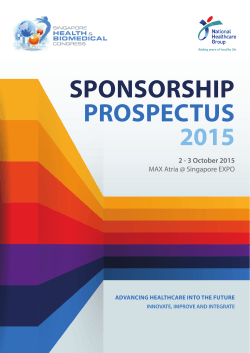 SHBC 2015 Sponsorship Prospectus